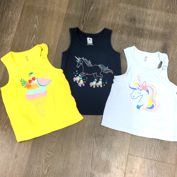 GAP Other - Gap tank tops- ALL 3!! EUC Girls 4T